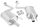 Megan Racing Axle Back Exhaust System with Dual 2.5inch Stainless Steel Tips Lexus GS350 13-15
